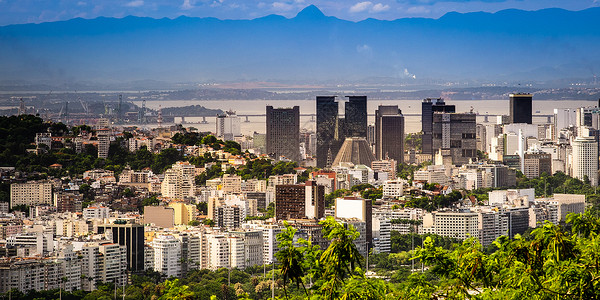 巴西热力桑巴里约热内卢结构摩天大楼山脉建筑学建筑市中心外观摄影水平住宅背景