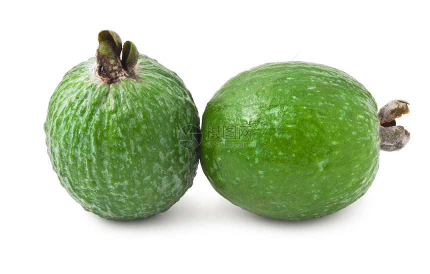 Feijoa 水果芳香美食食物热带味道白色情调异国绿色图片
