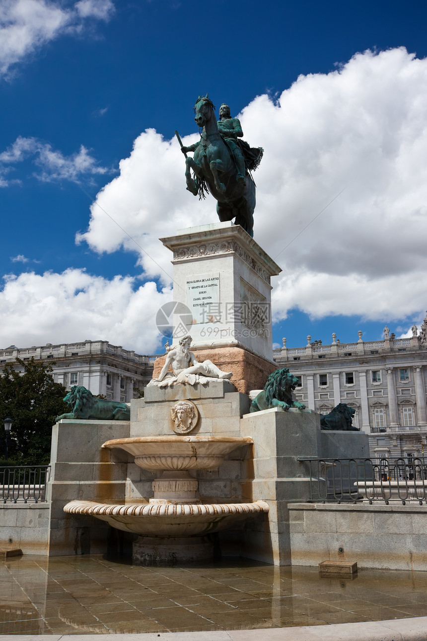 费利佩四世勋章吸引力建筑正方形游客建筑学广场假期雕塑历史性宫殿图片