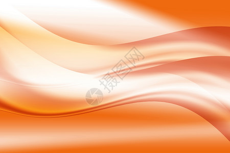 抽象的橙色背景图案波浪状曲线阴影反射艺术墙纸网络条纹背景图片