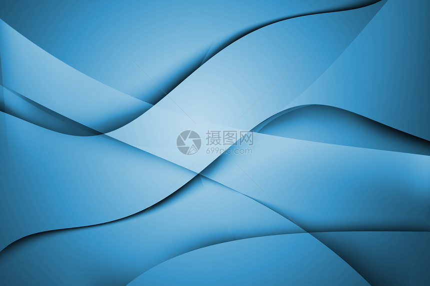 抽象波浪蓝色背景阴影桌面曲线图案反射网络墙纸波浪状艺术海浪图片