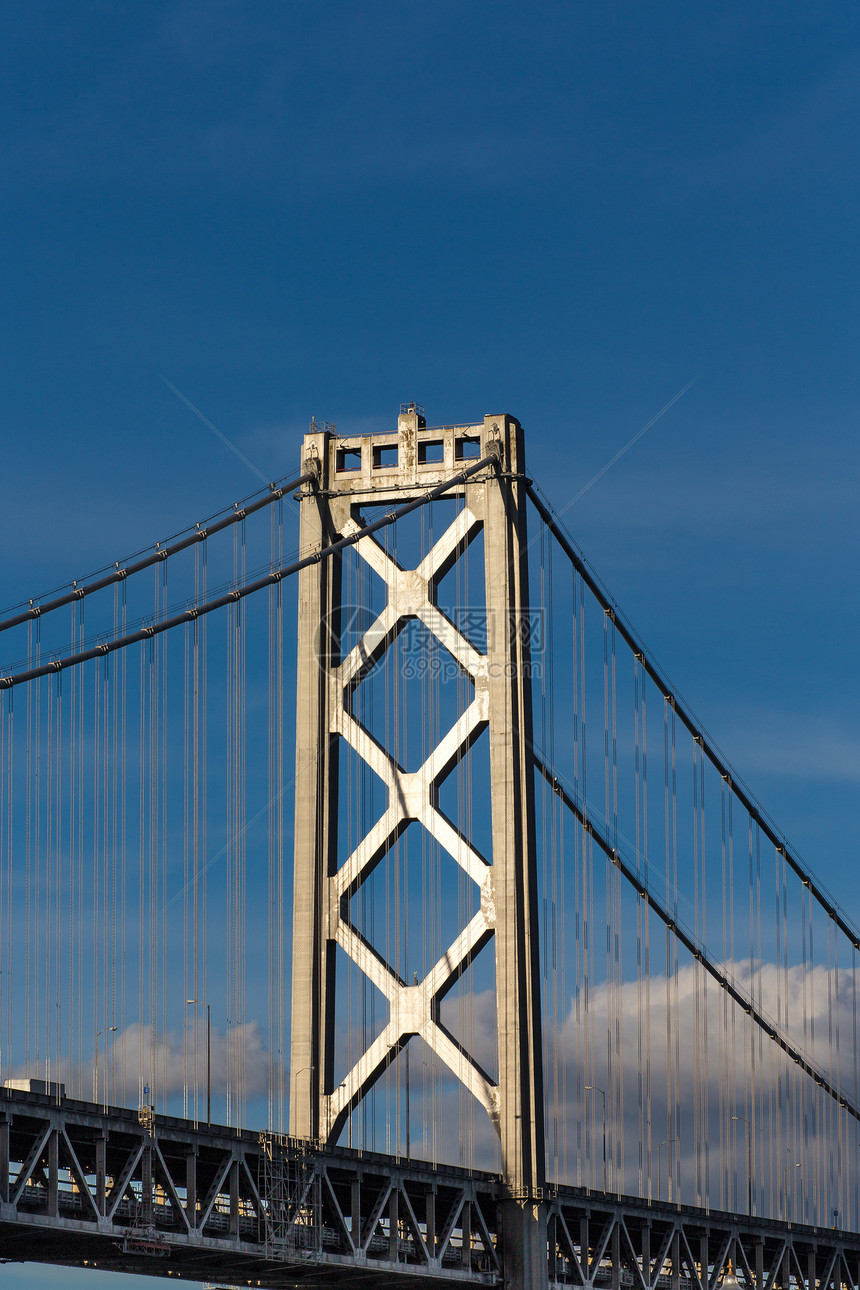 黄昏旧金山湾桥历史旅游天空历史性地标蓝色吸引力游客海洋市中心图片
