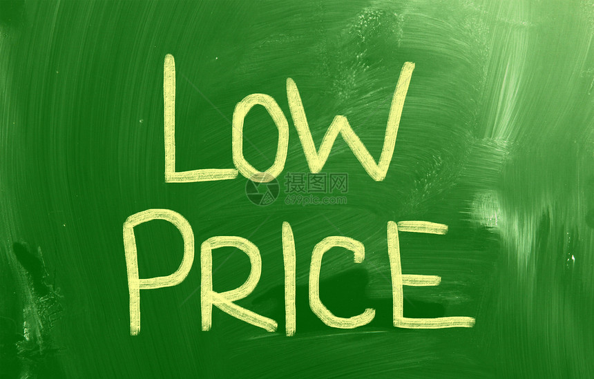 低价格概念购物零售徽章黑板细绳顾客白色交易粉笔商业图片