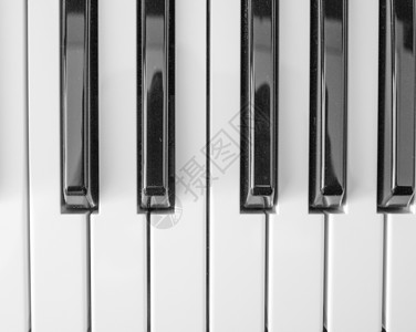 音乐键盘键白色大键乐器钥匙器官钢琴背景图片