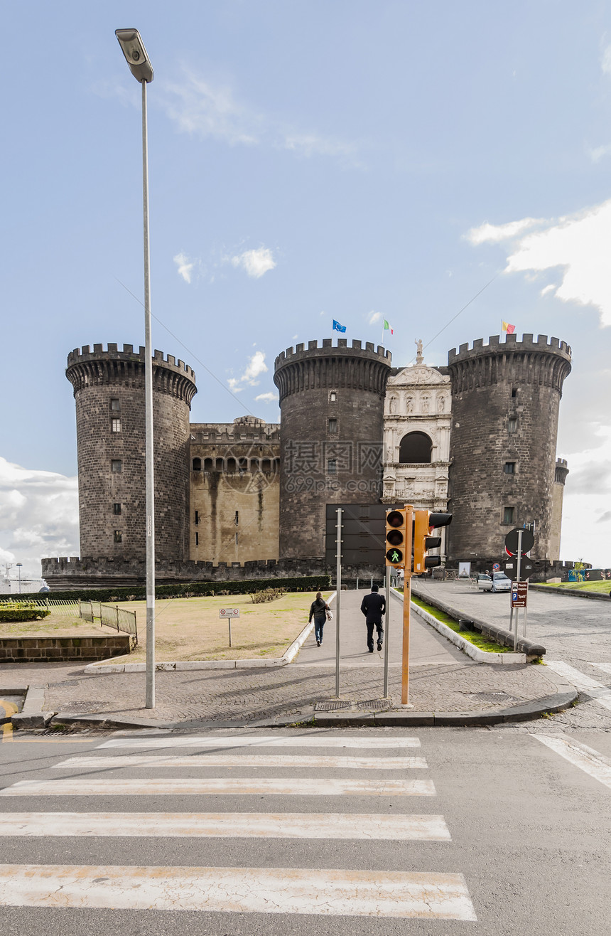 马希奥安吉奥诺堡垒纪念碑建筑学旅游地标城堡城市历史图片