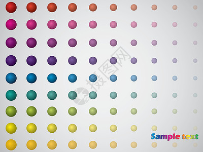 彩虹点销售网络笔记纸电子商务网站插图打印产品圆圈横幅背景图片