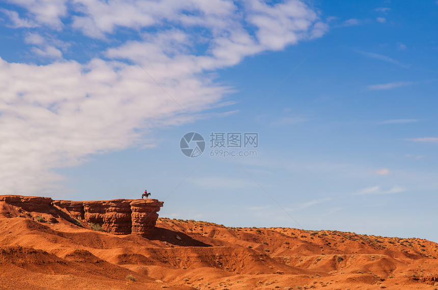 古迹谷纪念碑岩石橙子沙漠国家公园土地峡谷蓝色红色图片
