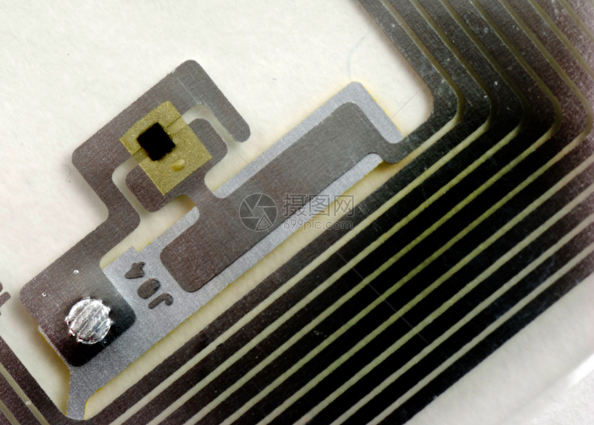 RFID 芯片和标签安全传感器鉴别天线转发器控制数字收音机隐私工程图片