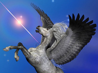 星球日落Pegasus背景图片