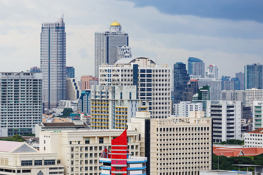 曼谷市建筑学金融酒店摩天大楼建筑公司城市景观风景办公室图片
