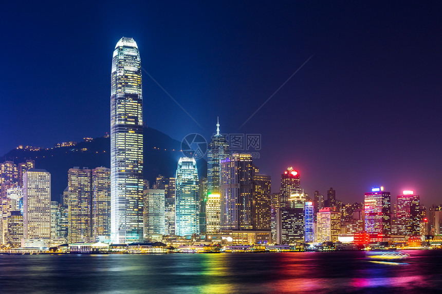 香港天线摩天大楼城市码头金融风景建筑经济场景港口商业图片