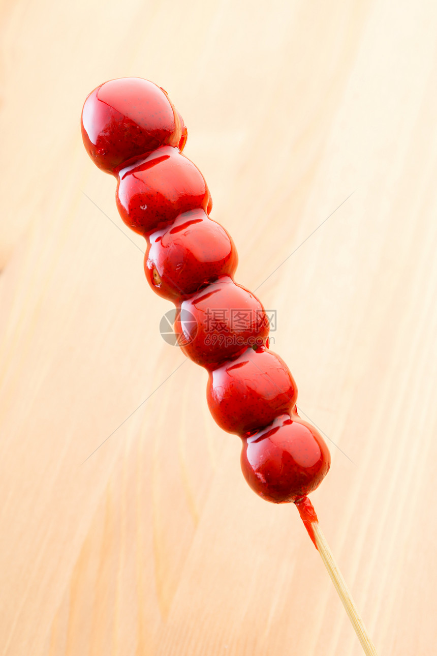 北京当地零食 康地文化糖果水果红色山楂糖衣垃圾小吃涂层冰糖图片