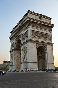 凯旋门之约巴黎 胜利之弧背景