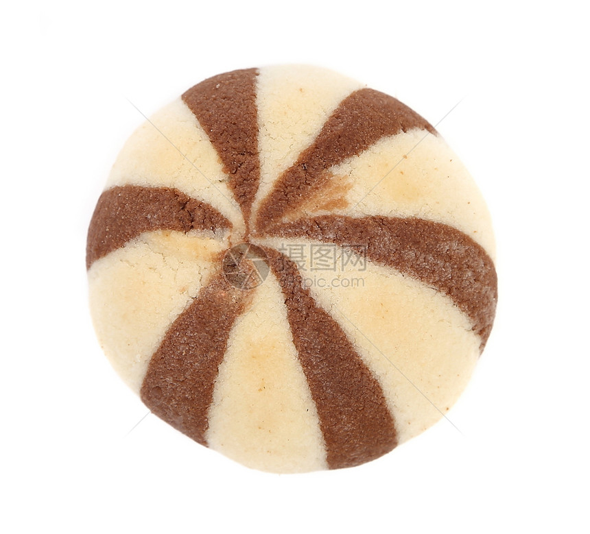 巧克力花圈的饼干甜点糖果棕色早餐磁盘工作室盘旋糕点黄色橙子图片