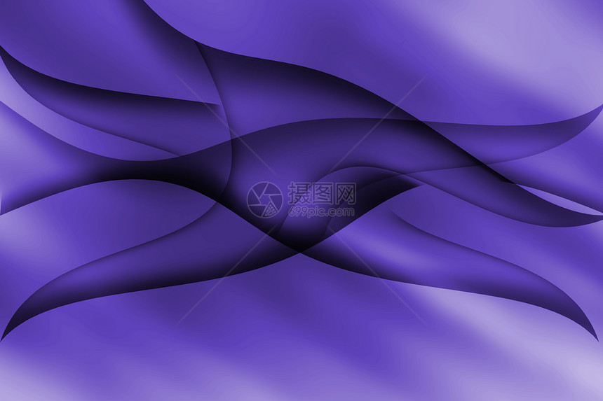 带有曲线背景的紫色抽象线图片