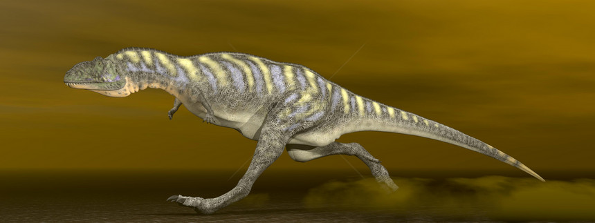 木龙恐龙  3D凤头龙类攻击动物插图博物馆古生物学沙漠侏罗纪虚骨图片