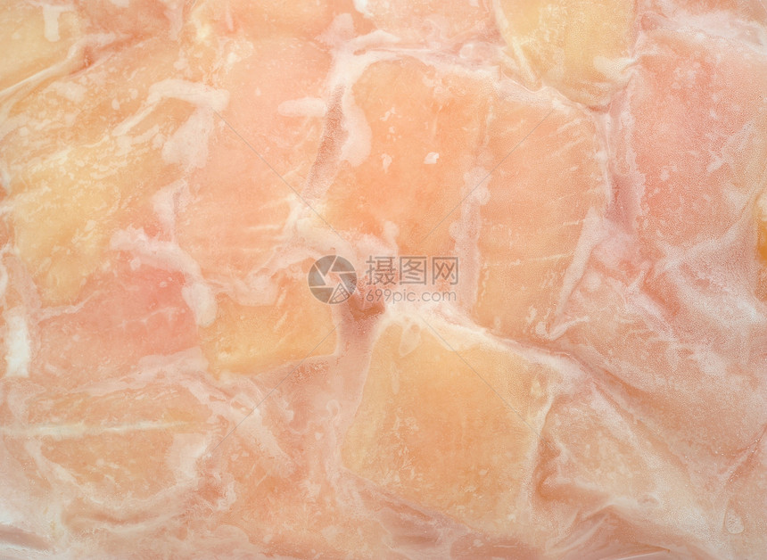 冻冻多油层鱼熟鱼鱼片塑料美食家红色食物健康饮食粉色图片