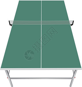 桌面乒乓球桌网球表格插画