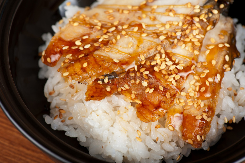 与大米教师日语大学美食鳗鱼盘子餐厅营养食品食物图片