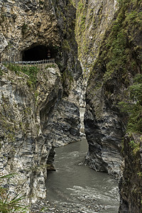 太鲁阁峡谷自然山沟高清图片