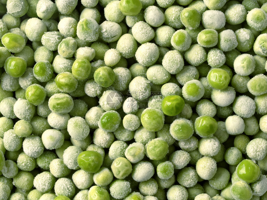 冷冻绿豆水平青菜蔬菜绿色食物纤维图片
