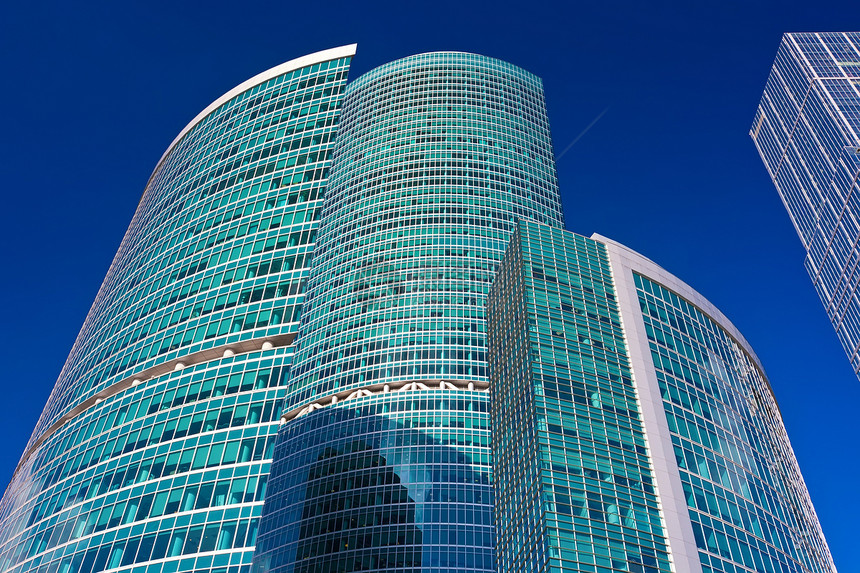 现代系统扩张者城市玻璃技术房子场景建筑蓝色摩天大楼商业建筑学图片