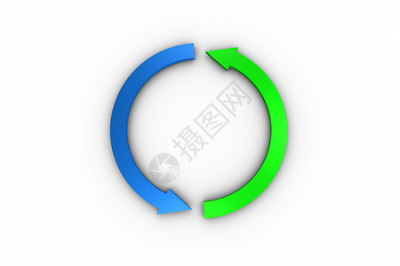 绿箭头和蓝箭头图形绘图计算机绿色蓝色背景图片