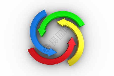 色彩多彩的箭头圆绘图圆圈计算机背景图片