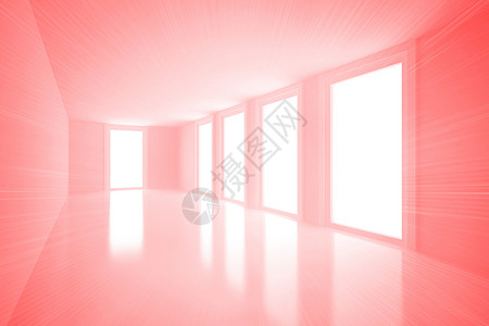 明亮红色房间计算机窗户绘图白色背景图片
