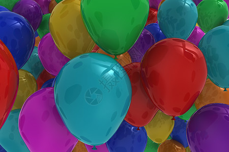 彩色气球计算机乐趣派对绘图背景图片