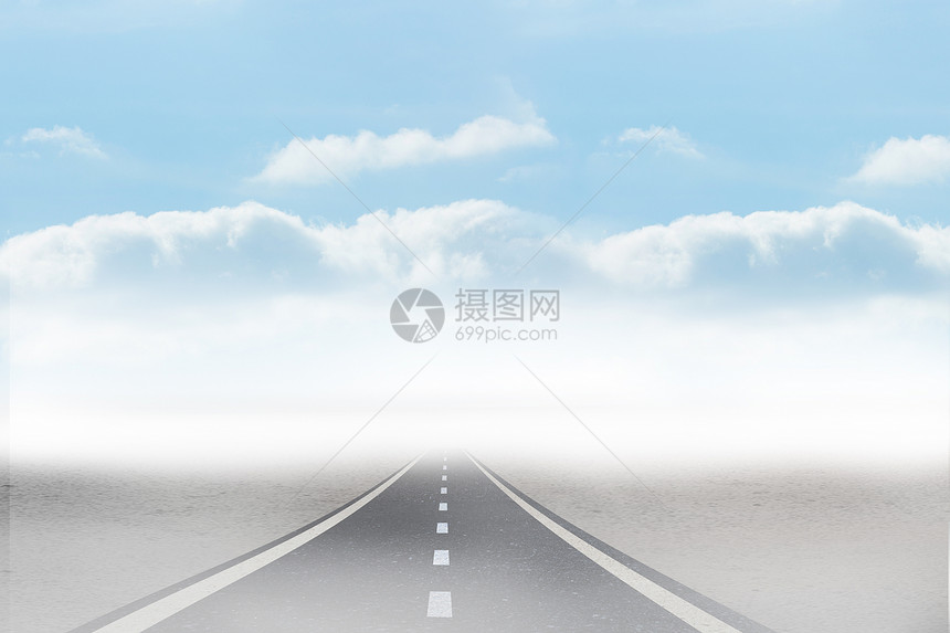 开放道路绘图地平线计算机天空沙漠多云图片