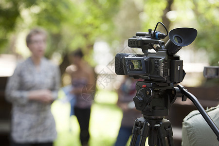 录像摄像机报告文学报告民众视频居住电视摄影师面试电影技术背景图片