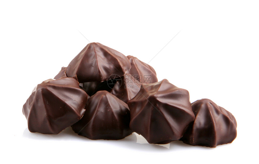 精细巧克力白色食物糖果牛奶棕色可可收藏甜点黑色美食图片