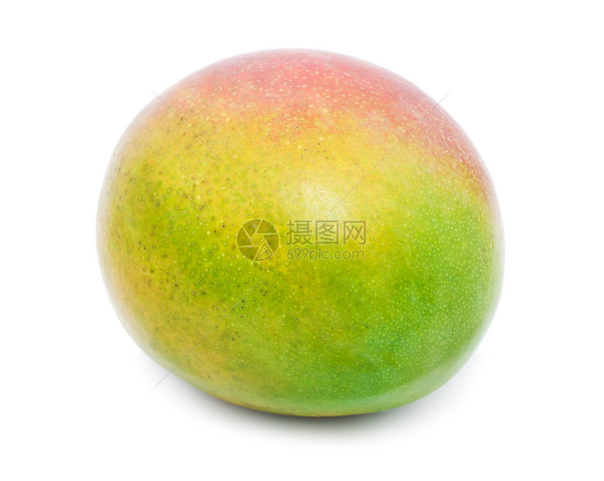 芒果红色营养热带水果甜点绿色美食白色黄色食物图片