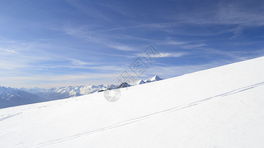 超纤皮滑雪道寂寞高清图片