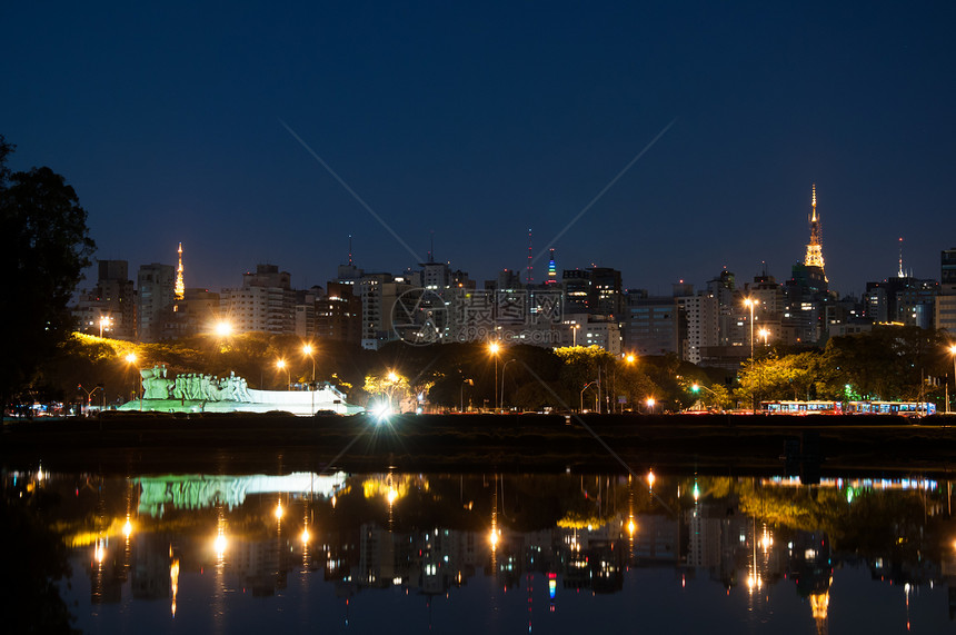 伊比拉普埃拉公园  圣保罗省会旅行风景建筑学摩天大楼旅游城市公园目的地市中心图片
