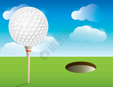 高尔夫横幅慈善高尔夫球赛设计元素高清图片