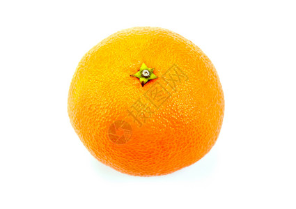 成熟的水果橘子白色宏观橙子柑桔背景图片