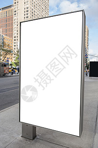 广告牌民众场景展示框架商业剪裁海报城市交通运输背景图片