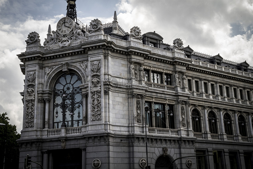 西班牙银行 马德里市的图象 其特色Ar图片
