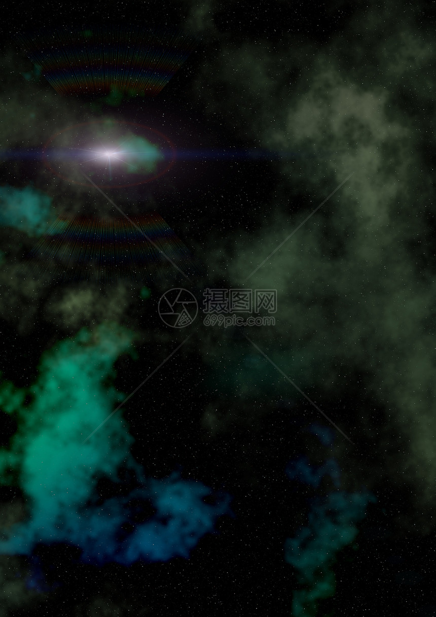 在空间和星云的星域活力星系渲染星座插图星际灰尘纺纱勘探螺旋图片
