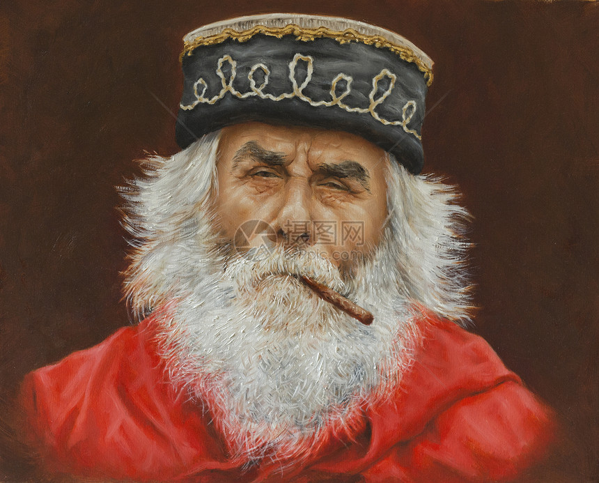 Garibaldi高级人员画布上的油油漆图片