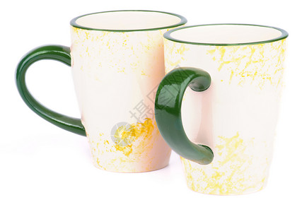 茶杯对等棕色绿色白色物体静物褐色乡村垂直厨具一杯茶背景图片