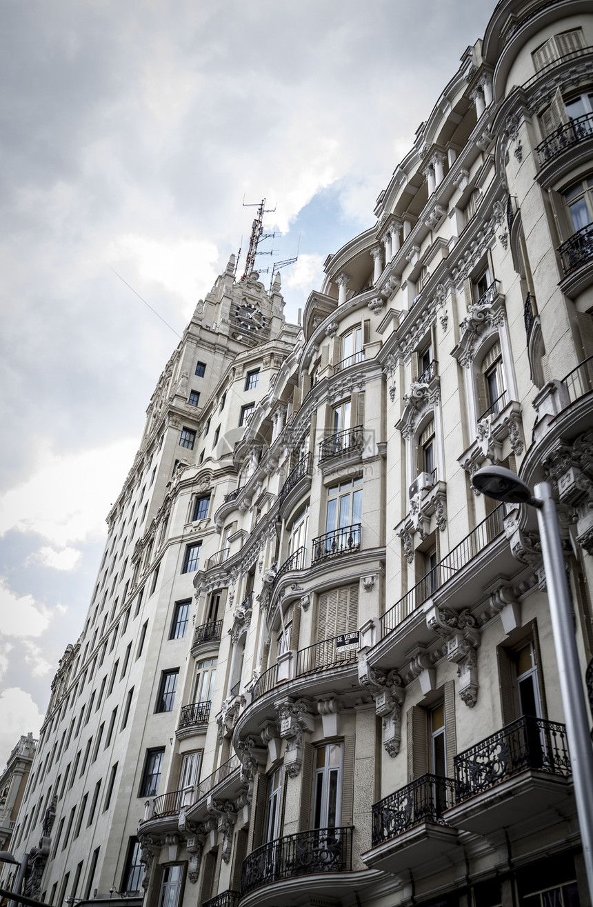 Gran Via 马德里市的图象 其特有古迹广场历史性建筑学文化国家艺术旅游城市建筑游客图片