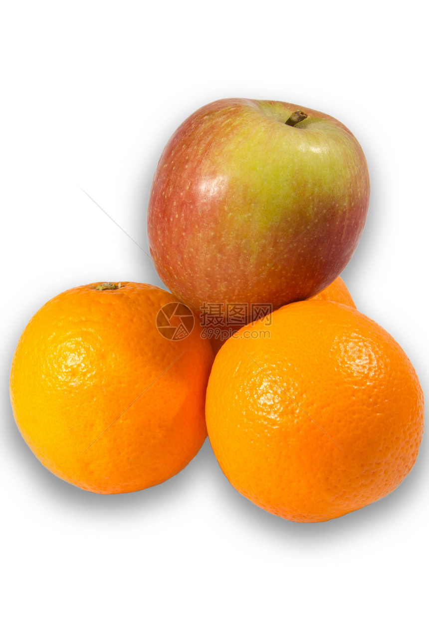 橙和苹果创造三角金字塔玻璃液体热带水果食物重量香蕉蔬菜柠檬饮食图片
