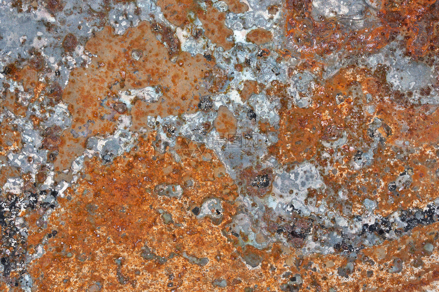Rust 纹理材料工业盘子金属橙子乡村床单腐蚀红色风化图片