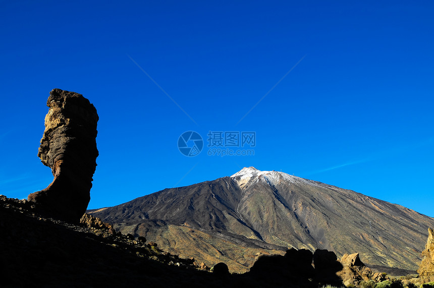 沙漠景观地平线干旱岩石峡谷旅行荒野土地全景图片