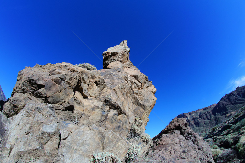 沙漠景观岩石干旱峡谷鱼眼旅行荒野火山全景土地地平线图片