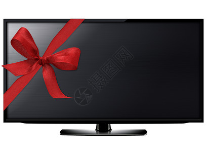LCD 电视屏幕薄膜水晶技术相机视频娱乐展示宽屏剪裁监视器背景图片