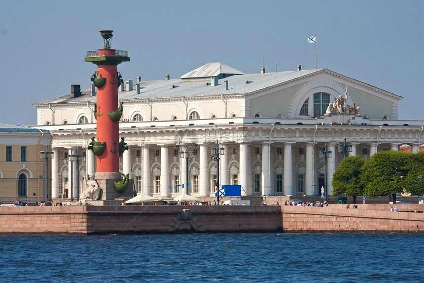 圣彼得堡雕像天空城市纪念碑文化柱子建筑雕塑旅行旅游图片